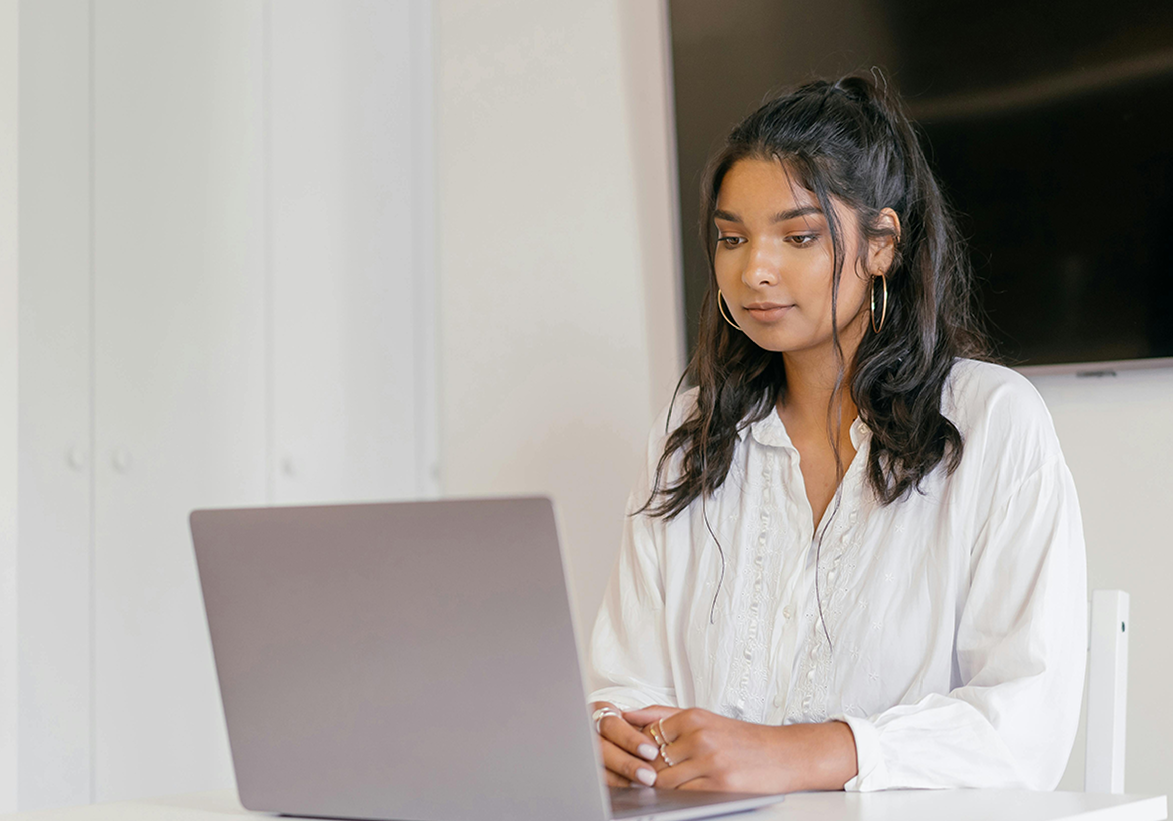 Woman working